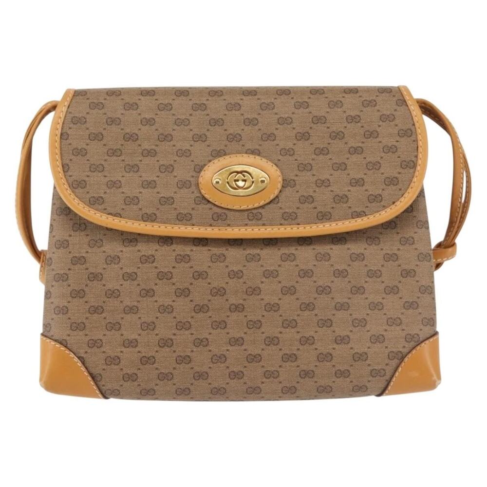 Gucci Micro GG Supreme Shoulder Bag Beige